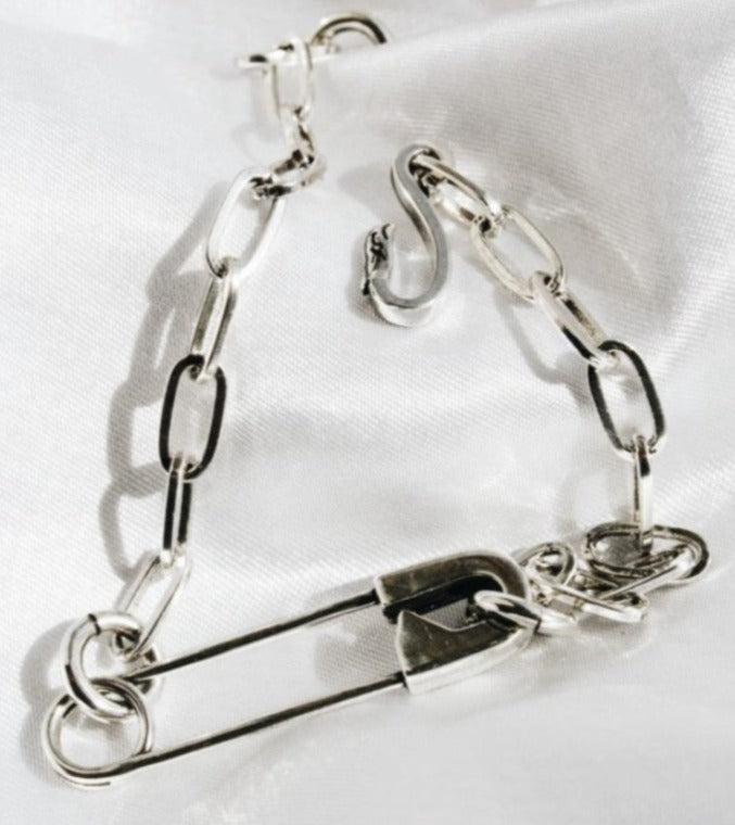 Safety Pin Bracelet
