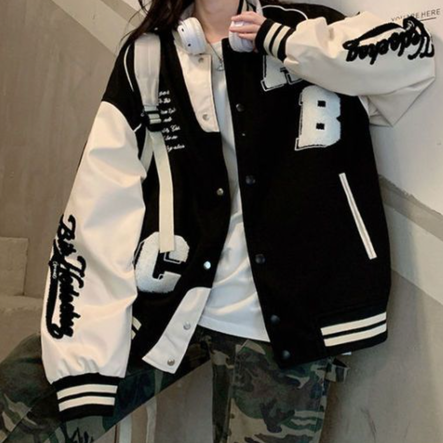 Brooke' - varsity bomber jacket - GIA