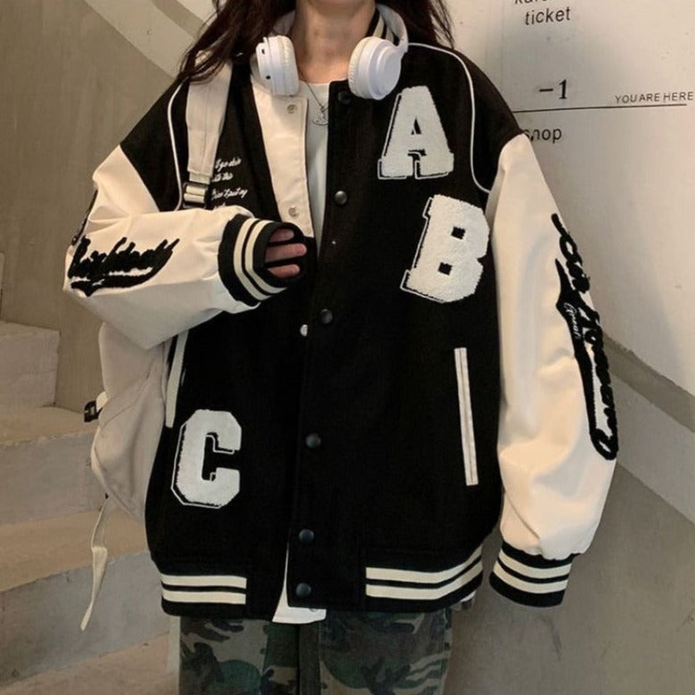 Brooke' - varsity bomber jacket - GIA